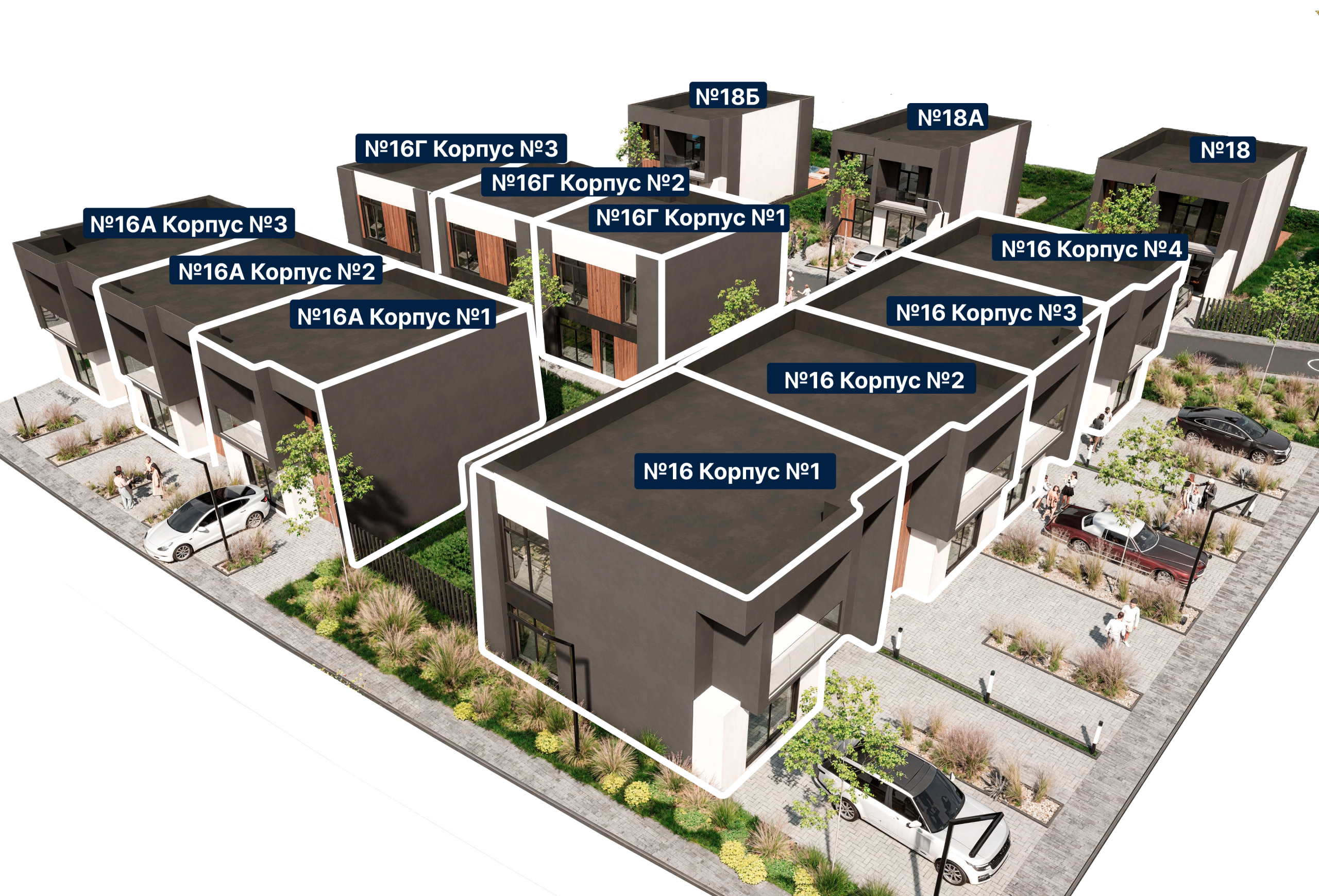 Загальне зображення котеджів